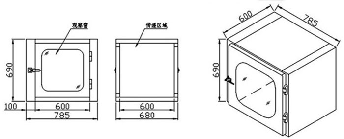 普通傳遞窗設(shè)計(jì)方案 普通傳遞窗設(shè)計(jì)方案